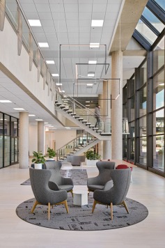 lobby of 444 st mary - winnipeg