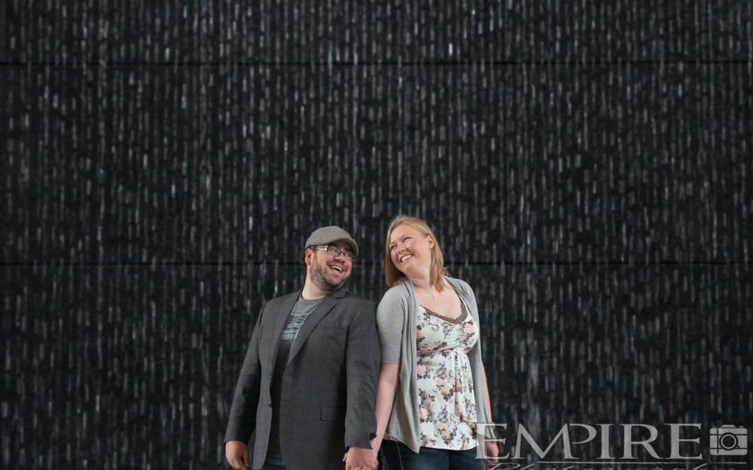 Engagement Photos with Kailee & Alex at Hydro building
