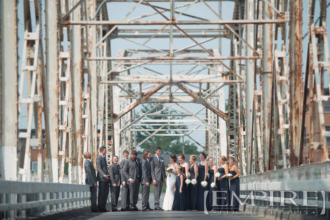 wedding party kenora bridge