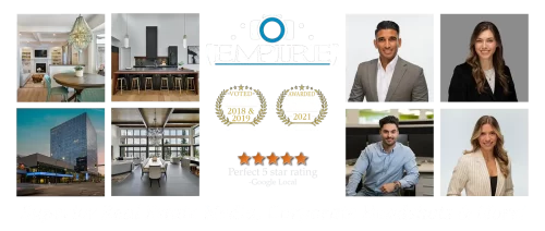 Empire Photography Header image showing headshots and real estate images