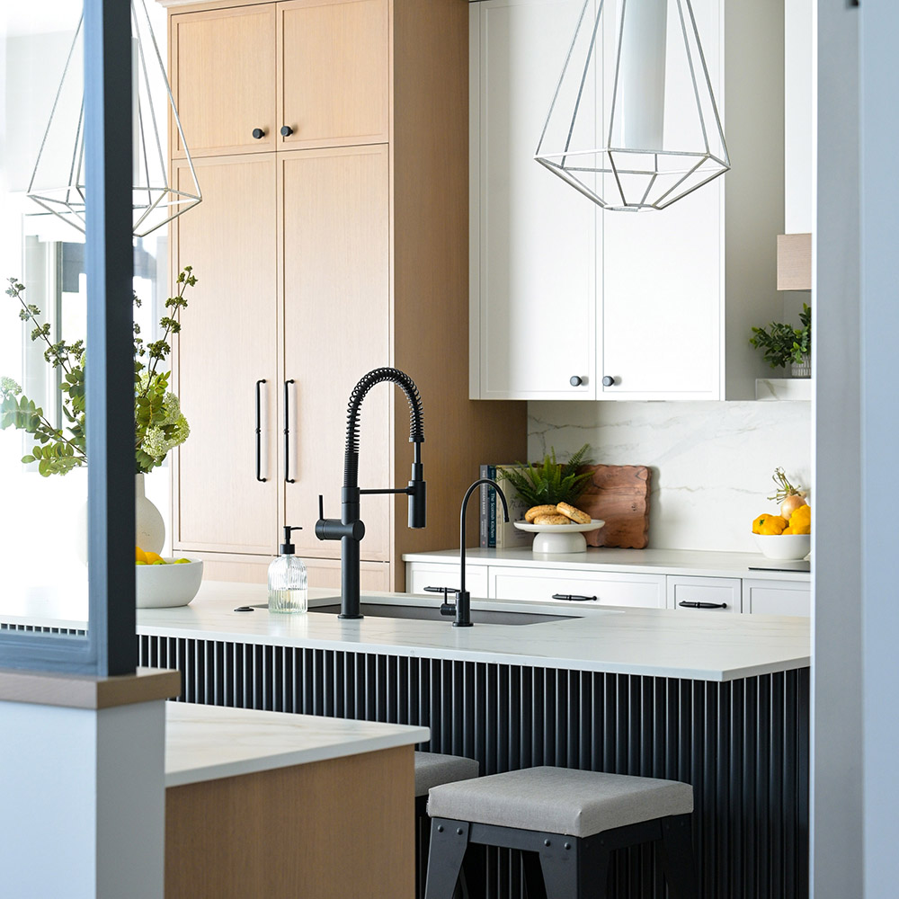 editorial image of kitchen and faucet