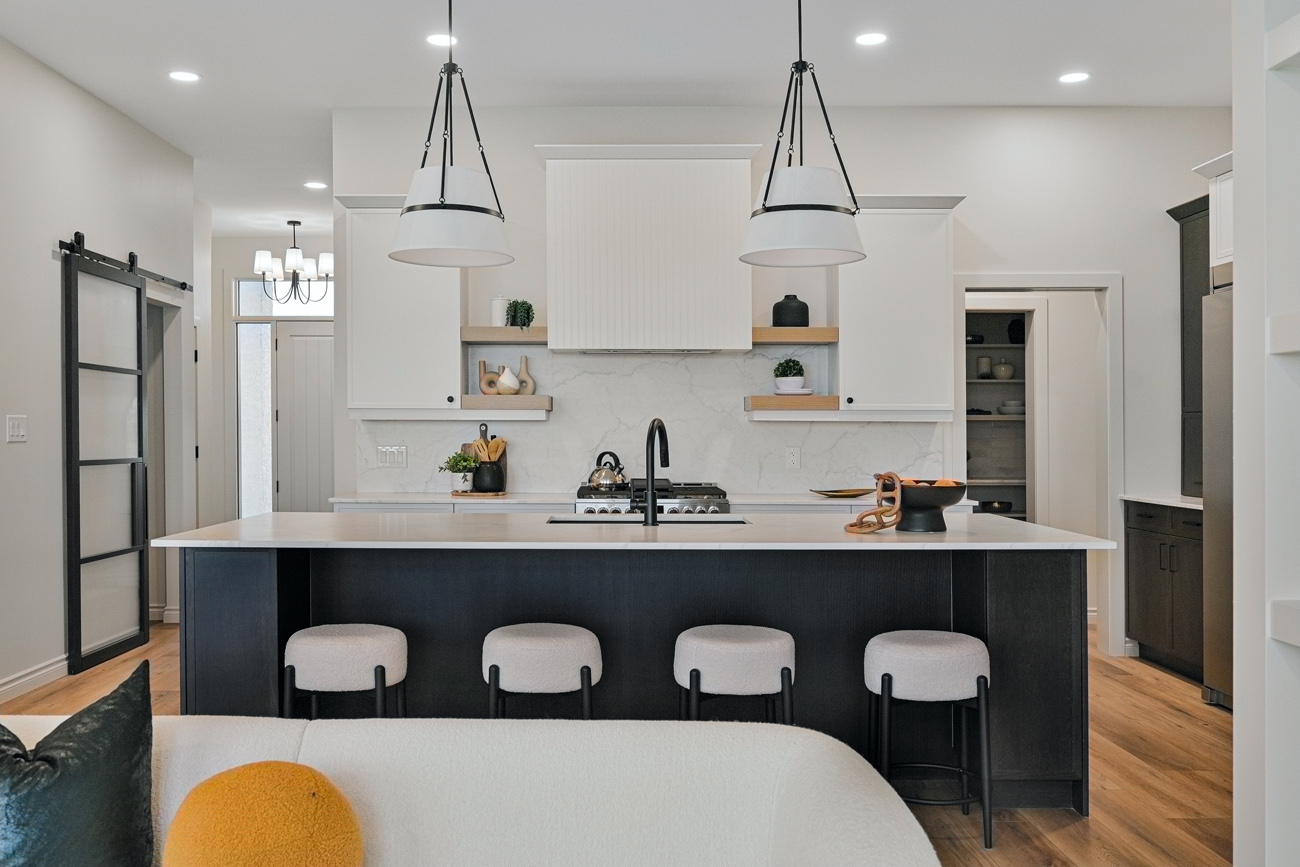 New black and white Kitchen Renovation