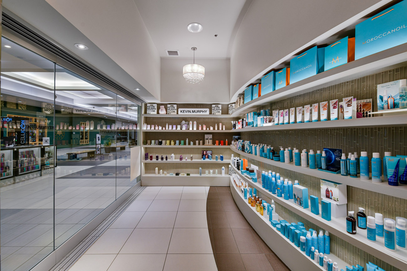 Jerrys Salon Shelves Product Shelf Display