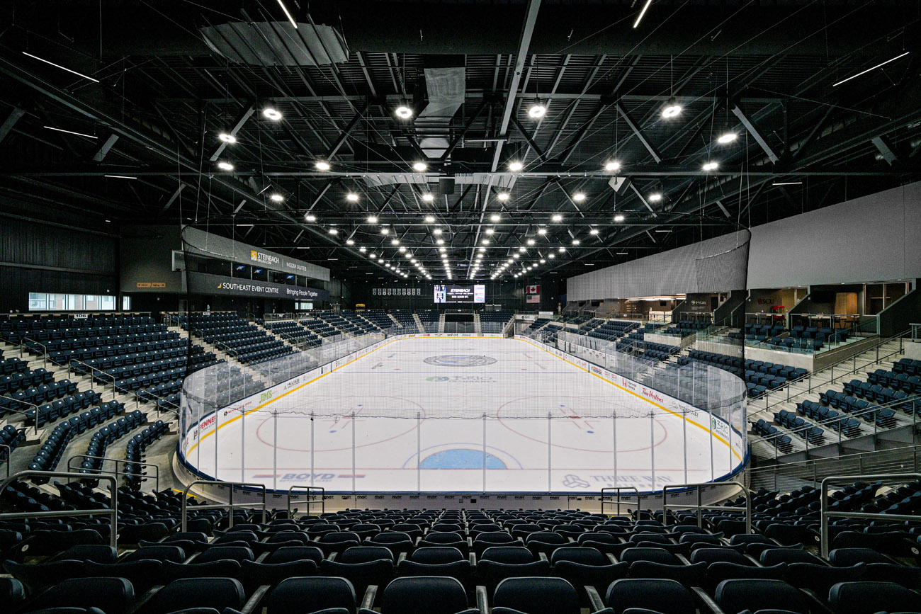 Hockey rink arena